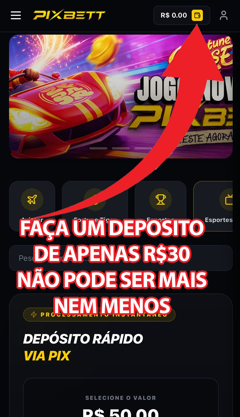 Passo 3: Vá em depósito